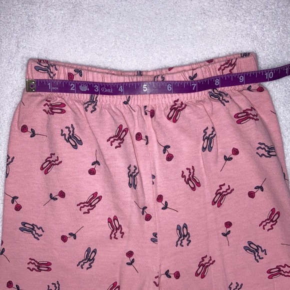 Painting red rhinos pink ballerina 100% cotton dress and leggings size 6/7 - Picture 9 of 11